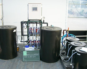 施肥設計灌水装置の設置